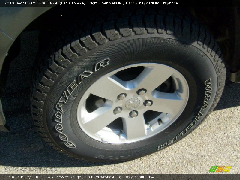 Bright Silver Metallic / Dark Slate/Medium Graystone 2010 Dodge Ram 1500 TRX4 Quad Cab 4x4