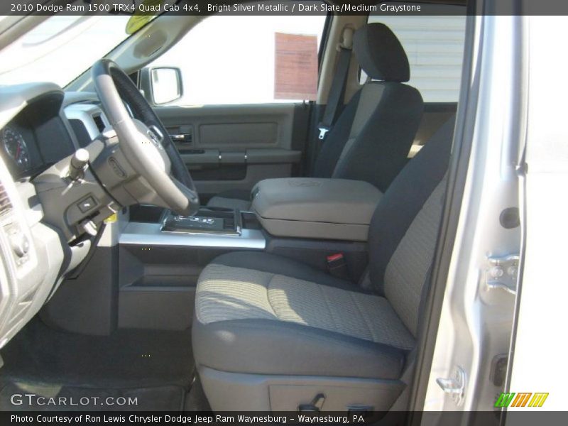 Bright Silver Metallic / Dark Slate/Medium Graystone 2010 Dodge Ram 1500 TRX4 Quad Cab 4x4