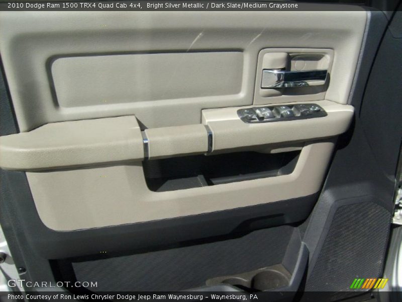 Bright Silver Metallic / Dark Slate/Medium Graystone 2010 Dodge Ram 1500 TRX4 Quad Cab 4x4