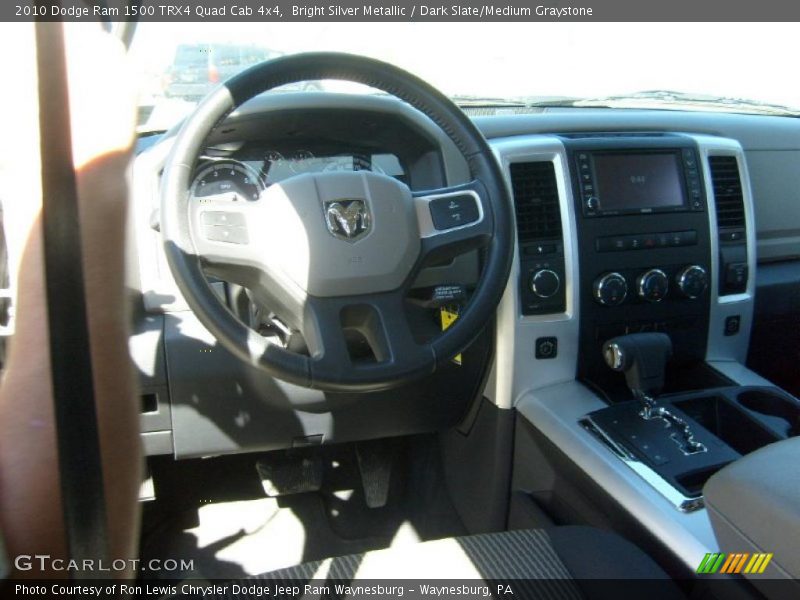 Bright Silver Metallic / Dark Slate/Medium Graystone 2010 Dodge Ram 1500 TRX4 Quad Cab 4x4