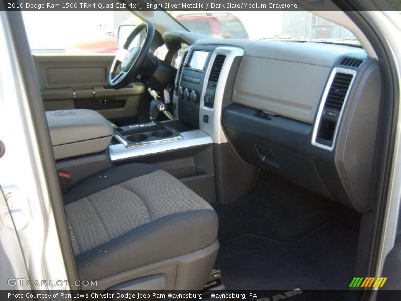 Bright Silver Metallic / Dark Slate/Medium Graystone 2010 Dodge Ram 1500 TRX4 Quad Cab 4x4