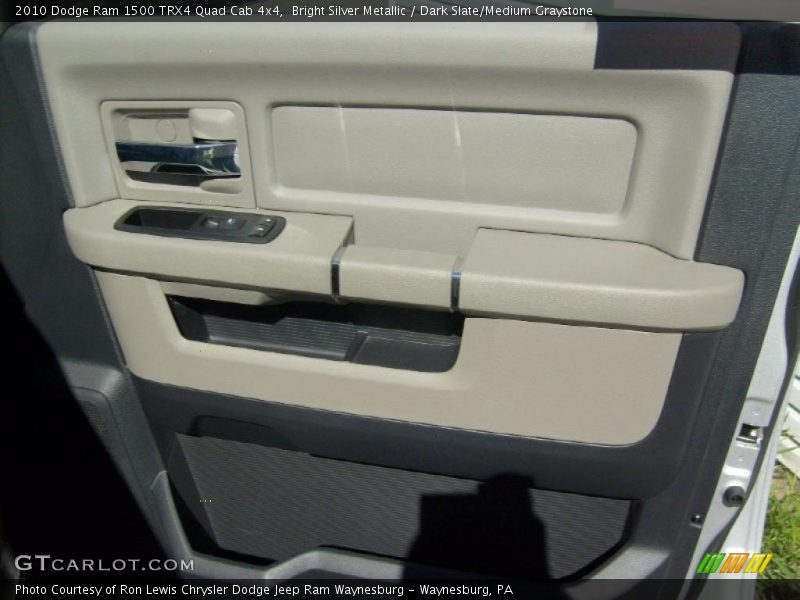 Bright Silver Metallic / Dark Slate/Medium Graystone 2010 Dodge Ram 1500 TRX4 Quad Cab 4x4
