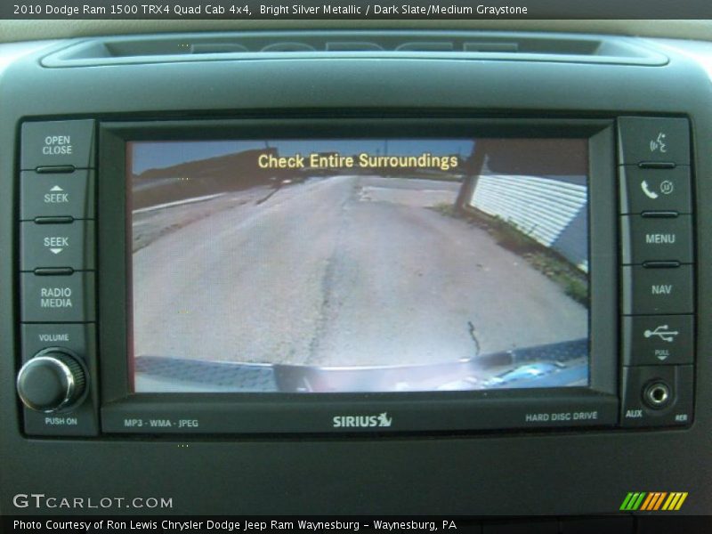 Bright Silver Metallic / Dark Slate/Medium Graystone 2010 Dodge Ram 1500 TRX4 Quad Cab 4x4