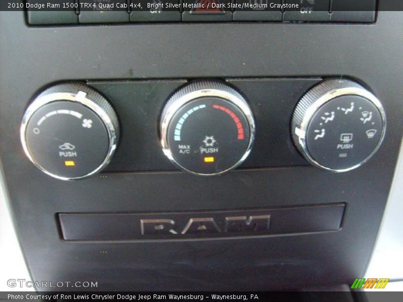 Bright Silver Metallic / Dark Slate/Medium Graystone 2010 Dodge Ram 1500 TRX4 Quad Cab 4x4