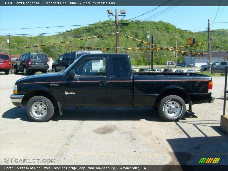 Black / Medium Prairie Tan 1998 Ford Ranger XLT Extended Cab