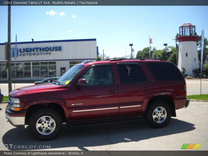 Redfire Metallic / Tan/Neutral 2002 Chevrolet Tahoe LT 4x4