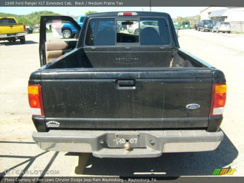 Black / Medium Prairie Tan 1998 Ford Ranger XLT Extended Cab
