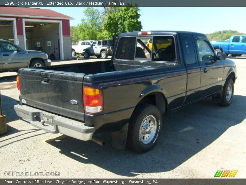 Black / Medium Prairie Tan 1998 Ford Ranger XLT Extended Cab