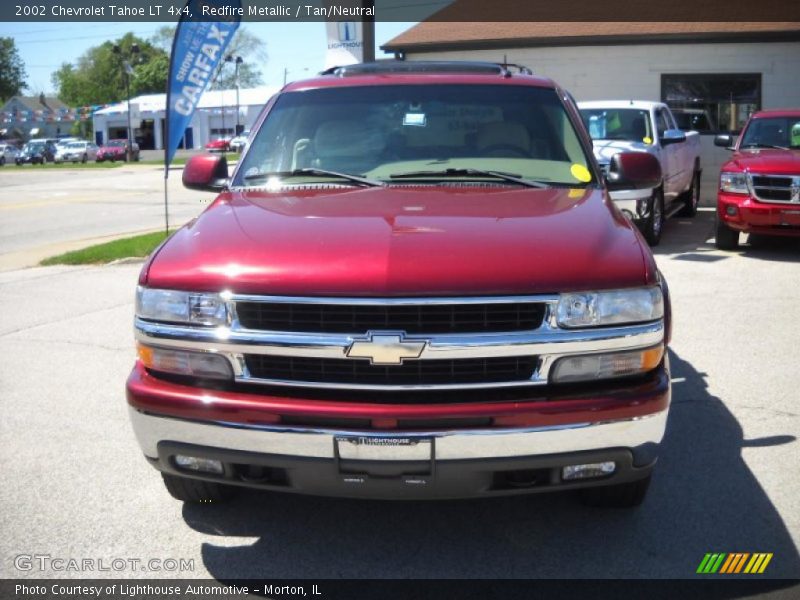Redfire Metallic / Tan/Neutral 2002 Chevrolet Tahoe LT 4x4