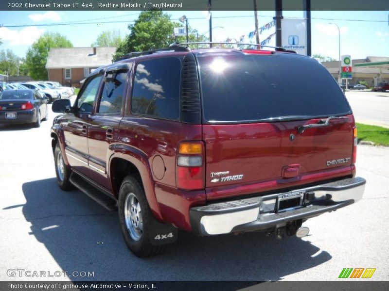 Redfire Metallic / Tan/Neutral 2002 Chevrolet Tahoe LT 4x4