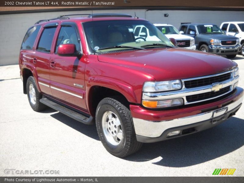 Redfire Metallic / Tan/Neutral 2002 Chevrolet Tahoe LT 4x4