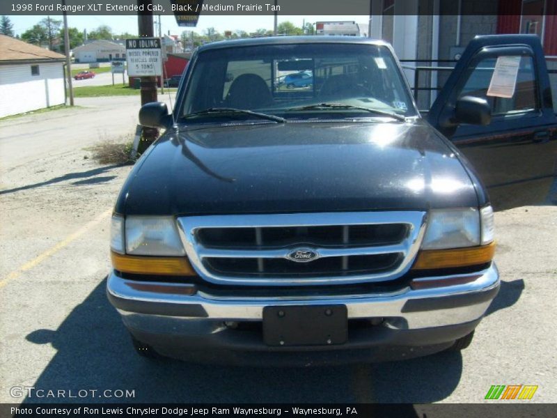 Black / Medium Prairie Tan 1998 Ford Ranger XLT Extended Cab