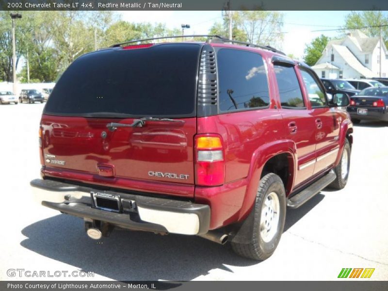 Redfire Metallic / Tan/Neutral 2002 Chevrolet Tahoe LT 4x4