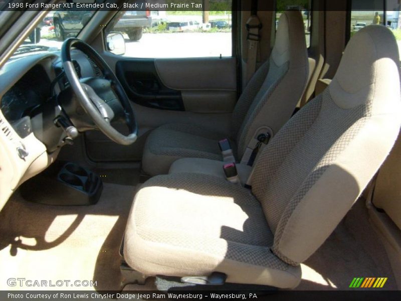 Black / Medium Prairie Tan 1998 Ford Ranger XLT Extended Cab