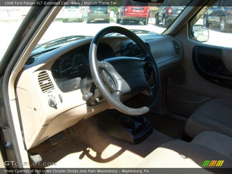 Black / Medium Prairie Tan 1998 Ford Ranger XLT Extended Cab