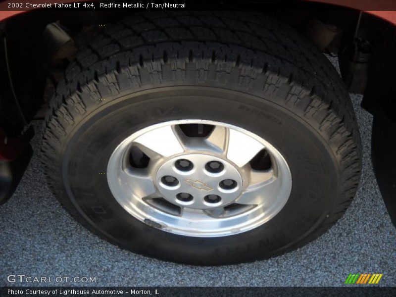 Redfire Metallic / Tan/Neutral 2002 Chevrolet Tahoe LT 4x4