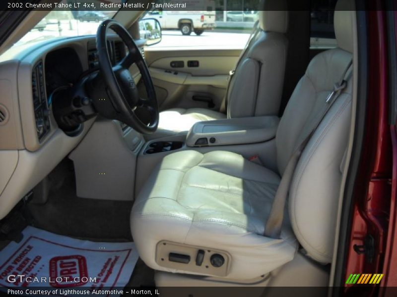 Redfire Metallic / Tan/Neutral 2002 Chevrolet Tahoe LT 4x4