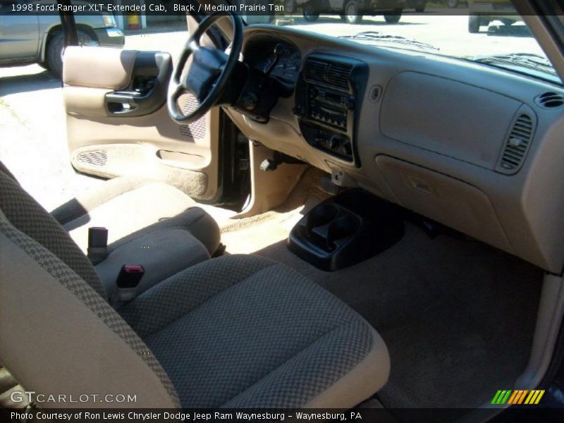 Black / Medium Prairie Tan 1998 Ford Ranger XLT Extended Cab