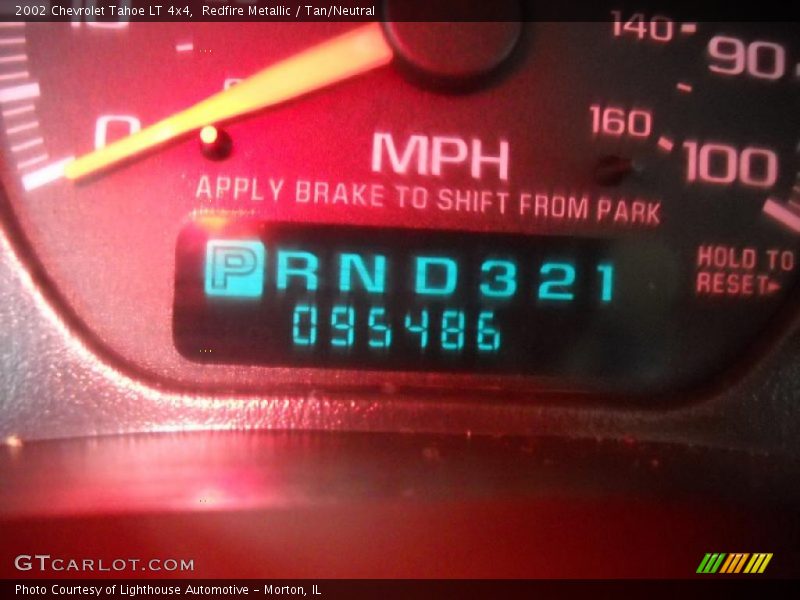 Redfire Metallic / Tan/Neutral 2002 Chevrolet Tahoe LT 4x4