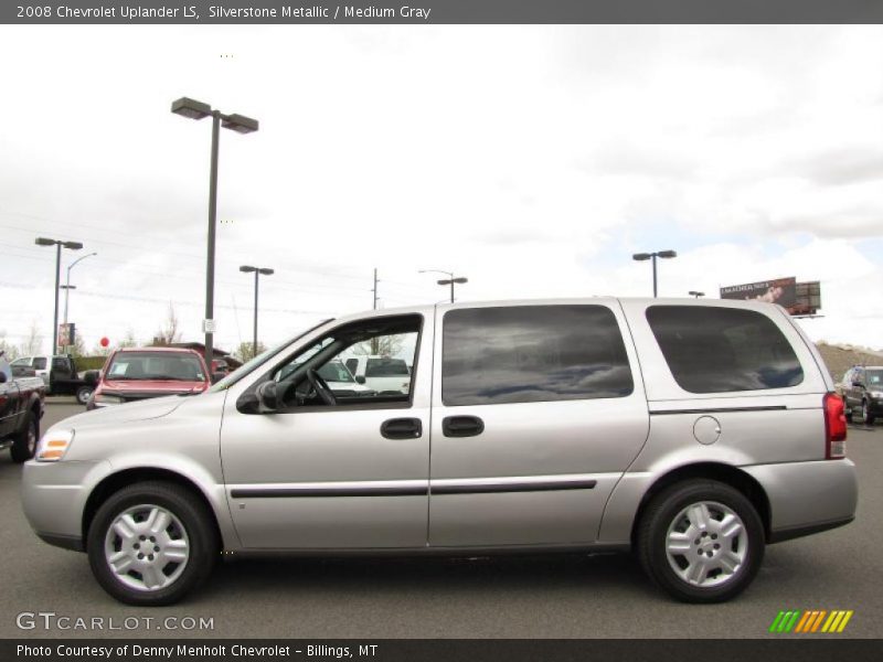 Silverstone Metallic / Medium Gray 2008 Chevrolet Uplander LS