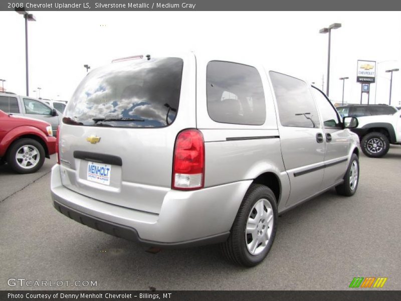 Silverstone Metallic / Medium Gray 2008 Chevrolet Uplander LS