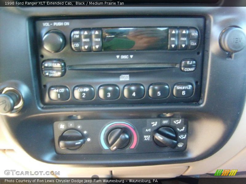 Black / Medium Prairie Tan 1998 Ford Ranger XLT Extended Cab