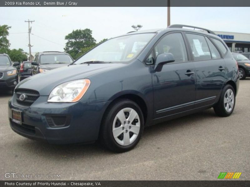 Denim Blue / Gray 2009 Kia Rondo LX
