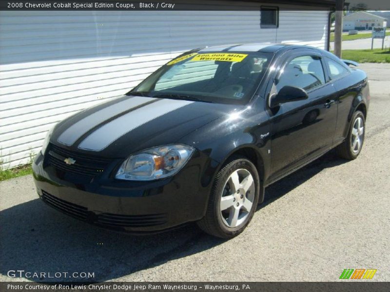 Black / Gray 2008 Chevrolet Cobalt Special Edition Coupe