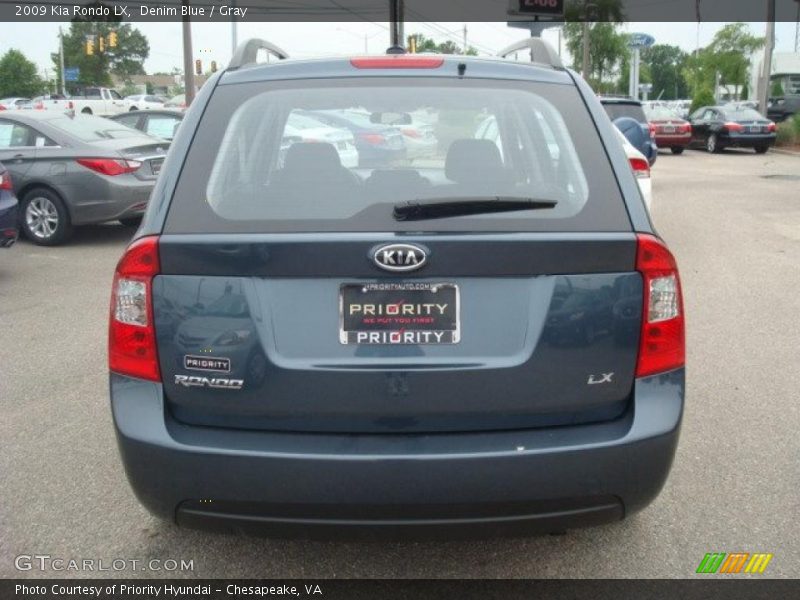 Denim Blue / Gray 2009 Kia Rondo LX