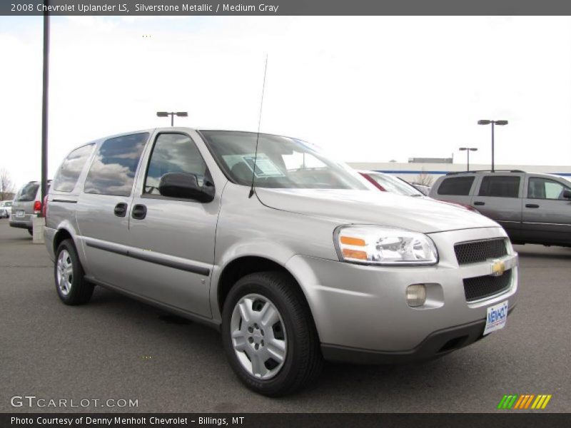 Silverstone Metallic / Medium Gray 2008 Chevrolet Uplander LS