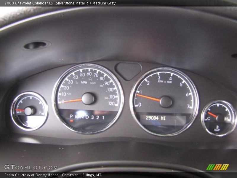 Silverstone Metallic / Medium Gray 2008 Chevrolet Uplander LS