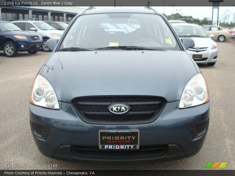 Denim Blue / Gray 2009 Kia Rondo LX