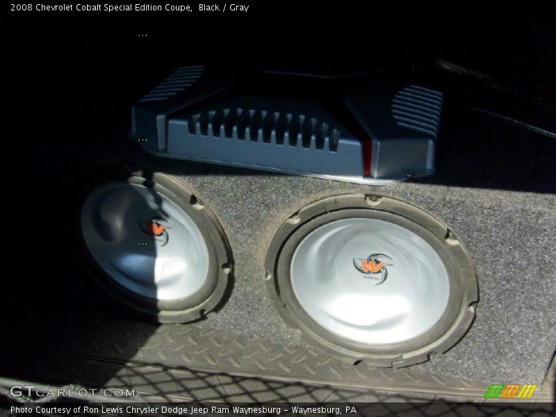 Black / Gray 2008 Chevrolet Cobalt Special Edition Coupe