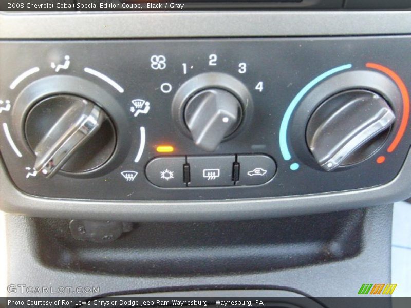 Black / Gray 2008 Chevrolet Cobalt Special Edition Coupe