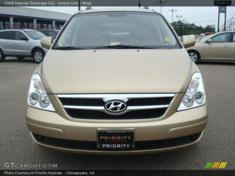 Sonora Gold / Beige 2008 Hyundai Entourage GLS