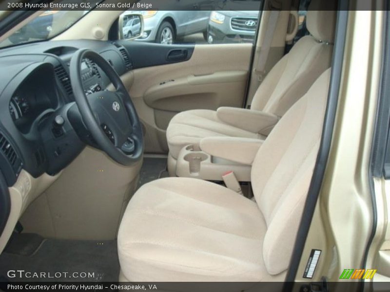 Sonora Gold / Beige 2008 Hyundai Entourage GLS