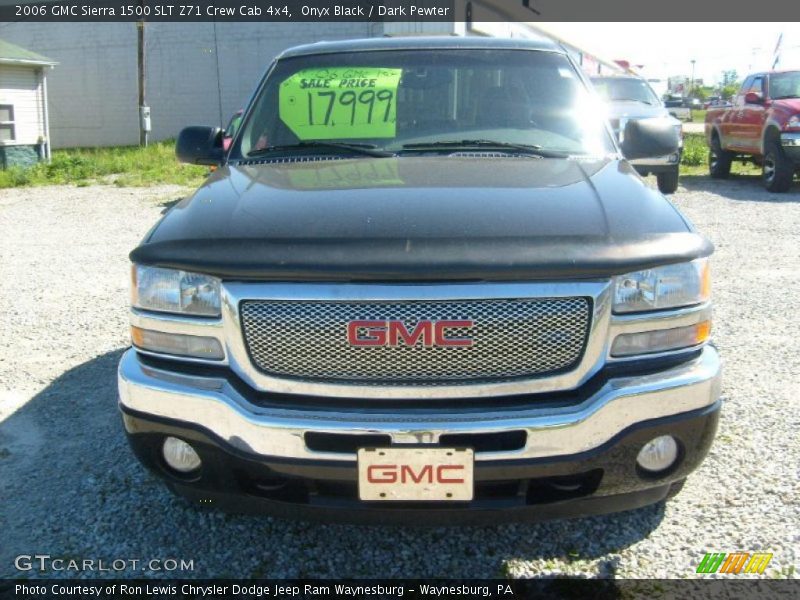 Onyx Black / Dark Pewter 2006 GMC Sierra 1500 SLT Z71 Crew Cab 4x4