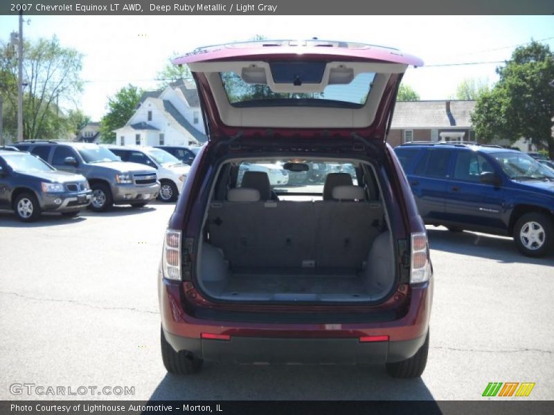 Deep Ruby Metallic / Light Gray 2007 Chevrolet Equinox LT AWD