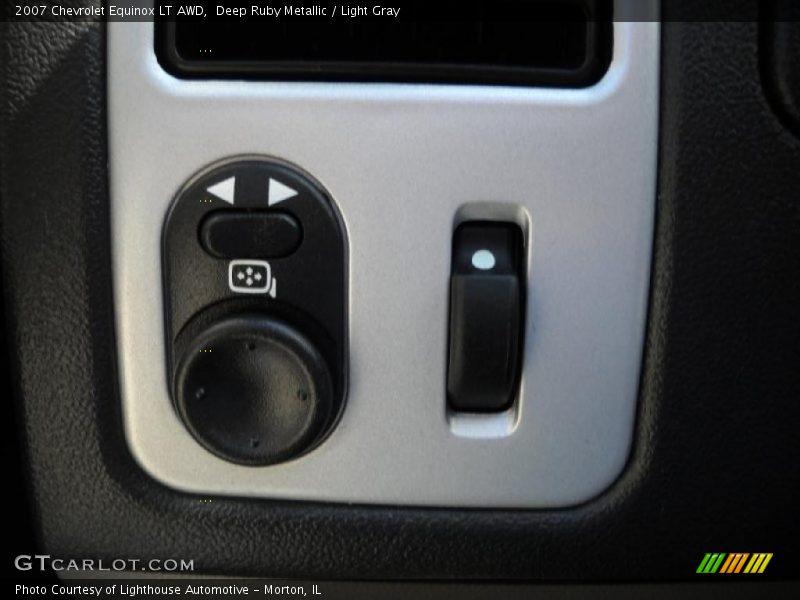 Deep Ruby Metallic / Light Gray 2007 Chevrolet Equinox LT AWD