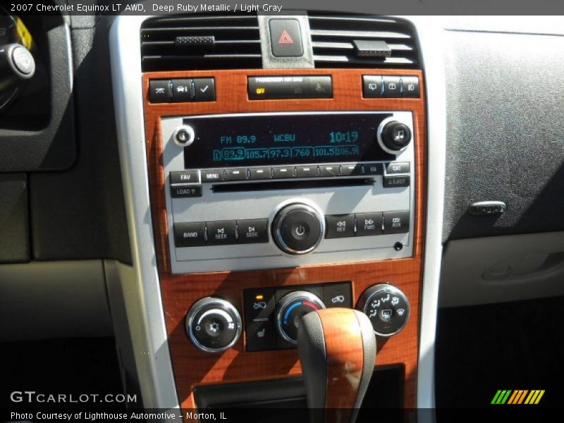 Deep Ruby Metallic / Light Gray 2007 Chevrolet Equinox LT AWD