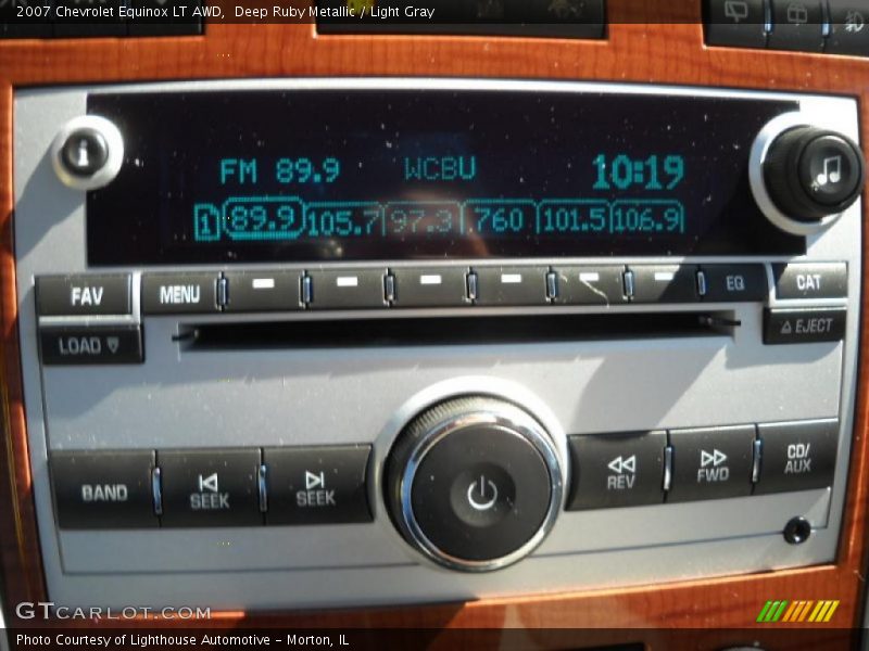 Deep Ruby Metallic / Light Gray 2007 Chevrolet Equinox LT AWD