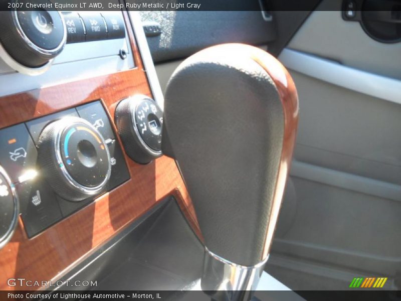 Deep Ruby Metallic / Light Gray 2007 Chevrolet Equinox LT AWD