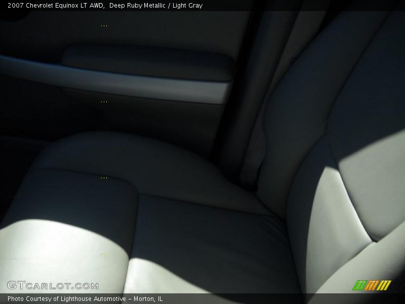 Deep Ruby Metallic / Light Gray 2007 Chevrolet Equinox LT AWD