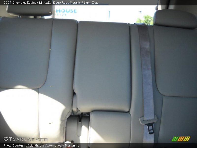 Deep Ruby Metallic / Light Gray 2007 Chevrolet Equinox LT AWD