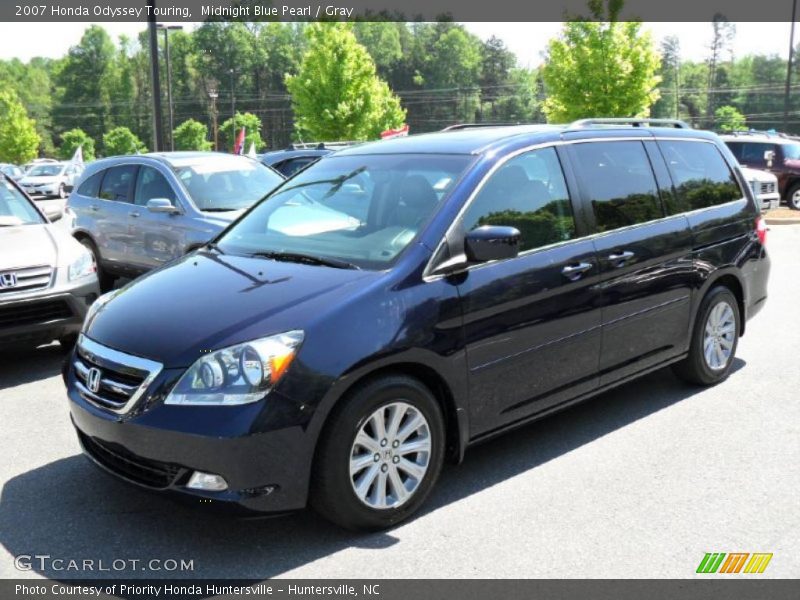 Midnight Blue Pearl / Gray 2007 Honda Odyssey Touring