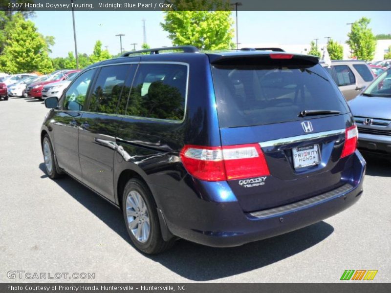 Midnight Blue Pearl / Gray 2007 Honda Odyssey Touring