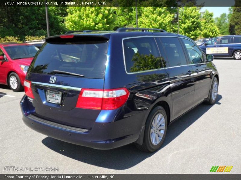 Midnight Blue Pearl / Gray 2007 Honda Odyssey Touring