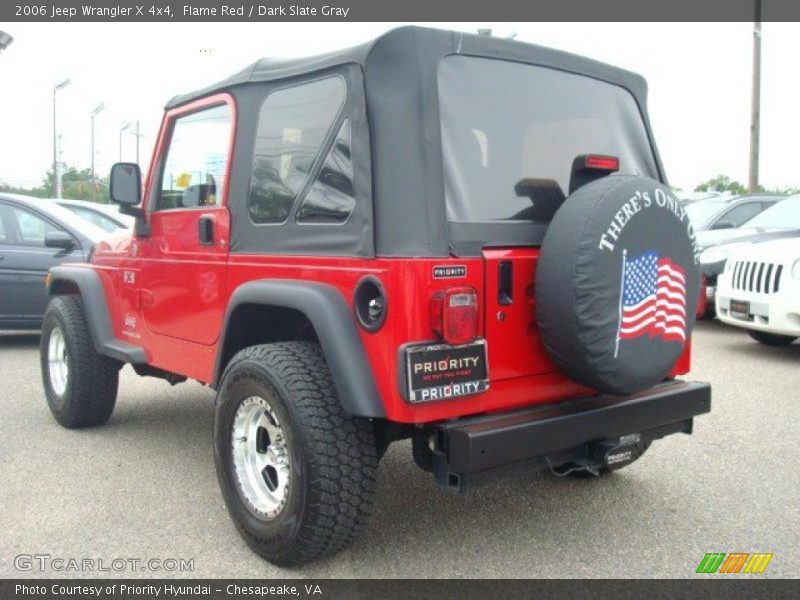 Flame Red / Dark Slate Gray 2006 Jeep Wrangler X 4x4