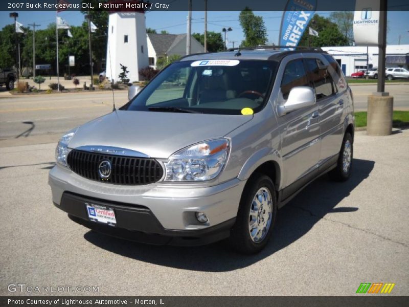 Platinum Metallic / Gray 2007 Buick Rendezvous CXL