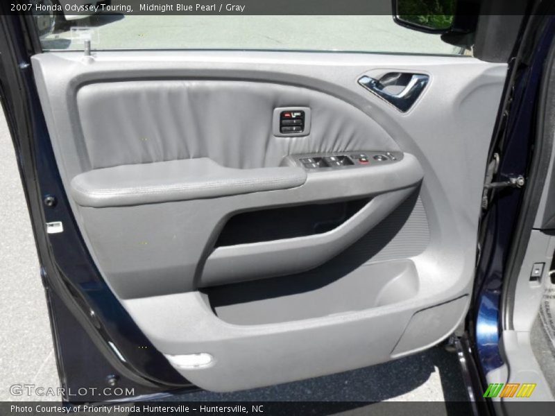 Midnight Blue Pearl / Gray 2007 Honda Odyssey Touring